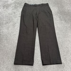 Rohan Envoy Wool Blend Tailored Travel Dress Pants Mens 34 Gray Straight Leg